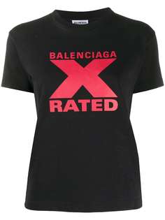 Balenciaga футболка с принтом