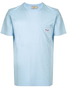 Maison Kitsuné футболка с вышивкой Fox