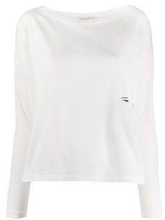 Maryya топ с длинными рукавами и приспущенными плечами