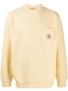 Carhartt WIP толстовка с карманом и нашивкой-логотипом