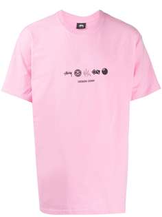 Stussy футболка Global Design Corp с принтом