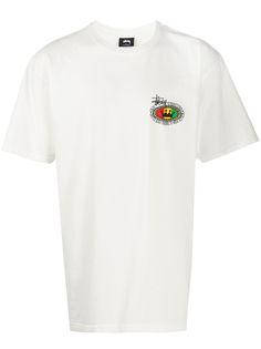 Stussy футболка с круглым вырезом и принтом Rasta