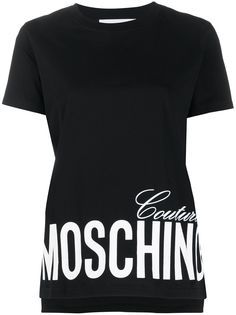 Moschino футболка Couture с принтом и короткими рукавами