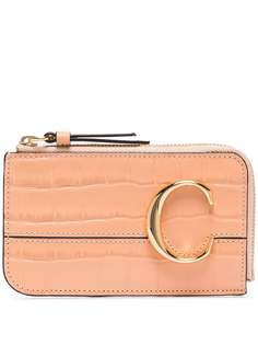 Chloé CHLE C ZIP MCROC LTHR COIN PURSE
