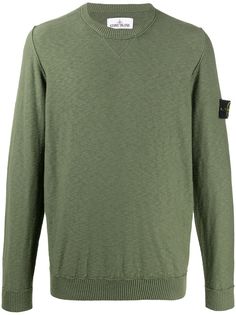 Stone Island джемпер с нашивкой-логотипом