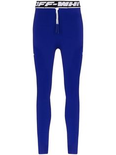 Off-White бесшовные спортивные легинсы