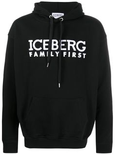 Iceberg худи с кулиской и логотипом