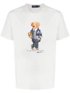 Polo Ralph Lauren футболка с принтом Bear