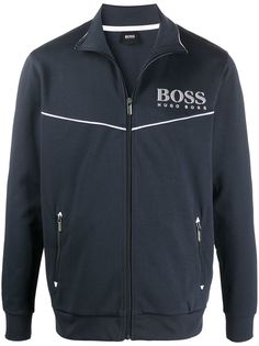 BOSS спортивная куртка с логотипом