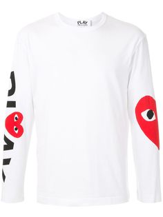 Comme Des Garçons Play футболка с логотипом