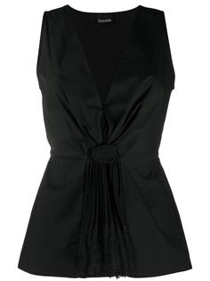 Ermanno Scervino топ без рукавов с кружевом