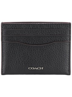 Coach картхолдер с металлическим логотипом