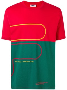 Fila футболка в стиле колор-блок