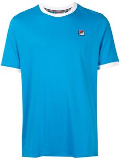 Fila футболка с контрастной отделкой