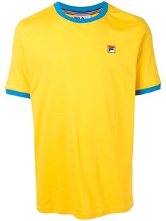 Fila футболка с контрастной отделкой