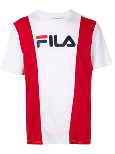Fila футболка в стиле колор-блок с логотипом