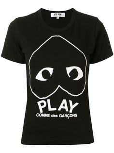 Comme Des Garçons Play футболка с логотипом