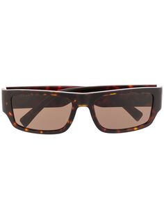 Versace Eyewear солнцезащитные очки в квадратной оправе