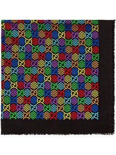 Gucci платок с принтом GG Psychedelic
