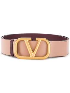Valentino двусторонний ремень Valentino Garavani с логотипом VLogo