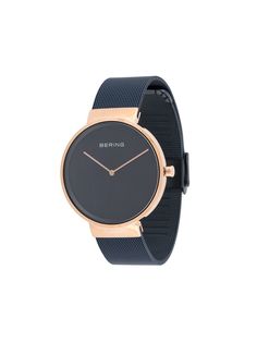 Bering наручные часы с фактурным ремешком