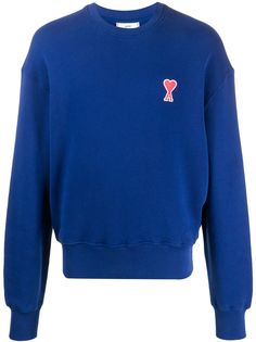 Ami Paris толстовка Ami de Coeur с вышивкой