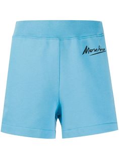 Moschino шорты для бега с логотипом Signature
