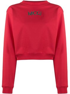 McQ Alexander McQueen толстовка с вышитым логотипом