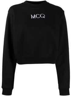 McQ Alexander McQueen толстовка с вышитым логотипом