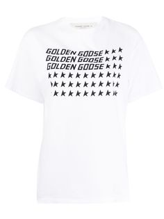 Golden Goose футболка с логотипом