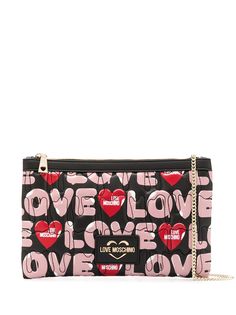 Love Moschino стеганая сумка через плечо с логотипом