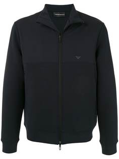 Emporio Armani куртка с вышитым логотипом