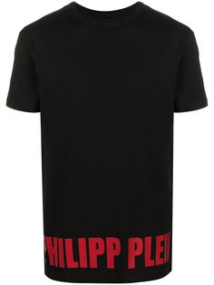 Philipp Plein футболка с нашивкой-логотипом