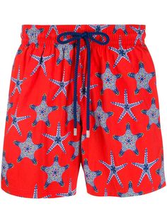 Vilebrequin плавки-шорты Moorise с принтом Starfish Dance