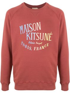 Maison Kitsuné толстовка с принтом Address