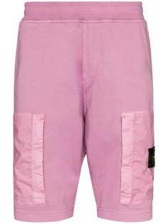 Stone Island jersey track shorts