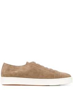 Santoni flat low top sneakers