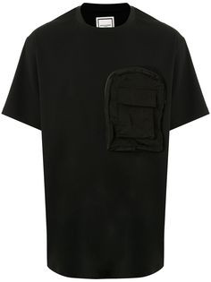 Wooyoungmi футболка с карманом на молнии