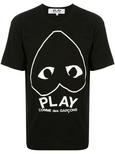 Comme Des Garçons Play футболка с круглым вырезом и логотипом
