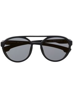 Mykita MYKITA TARGA 301 MD1 PITCH BLACK LIGHT GOLD Leather/Fur/Exotic Skins->Leather