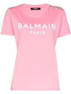 Balmain футболка с логотипом