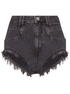 Isabel Marant джинсовые шорты Eneida с бахромой