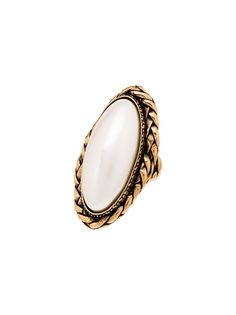 Alexander McQueen кольцо с жемчугом