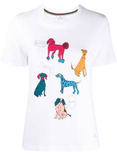 PS Paul Smith футболка с круглым вырезом и принтом