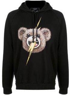 DOMREBEL teddy bear boltface print hoodie