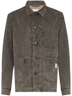 Nanushka Theo mélange Chore shirt jacket