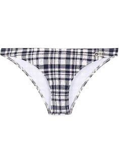 Solid & Striped плавки бикини в клетку