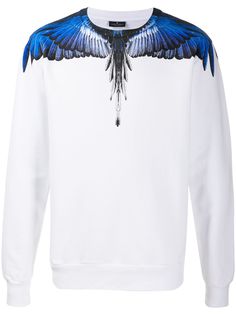 MARCELO BURLON COUNTY OF MILAN толстовка с принтом Wings