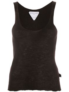 Bottega Veneta трикотажный топ в рубчик