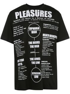 Pleasures футболка с принтом